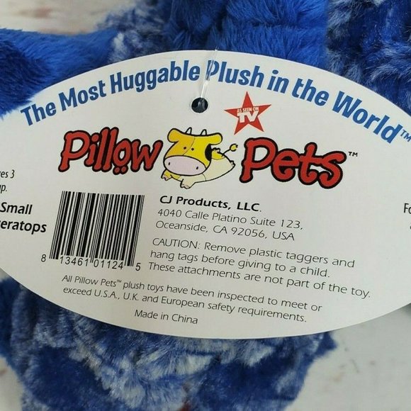 Pillow Pets Small Extra Soft Triceratops - Picture 4 of 11